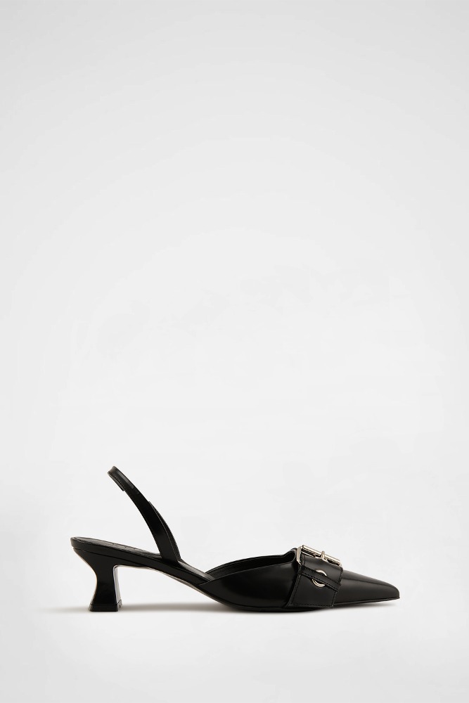 POINTED BUCKLE SLINGBACK